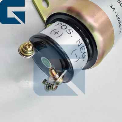 SA-2606-A Excavator Engine Fuel Shutdown Solenoid Valve