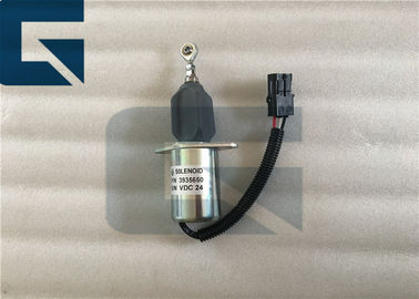 3935650 Excavator Engine Parts 24V Shut Off Solenoid / Shutdown Solenoid For 6CT