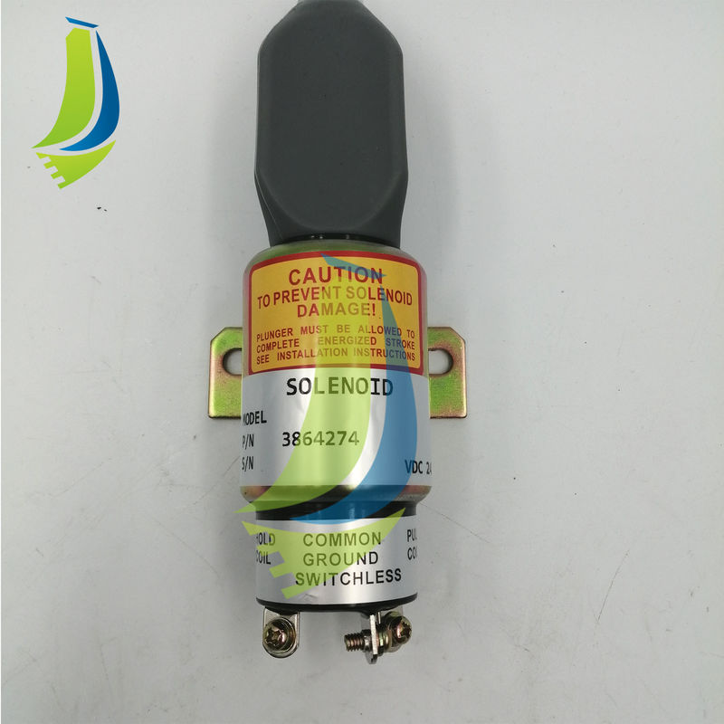 386-4274 3864274 Stop Solenoid 24V For E320B Excavator Parts