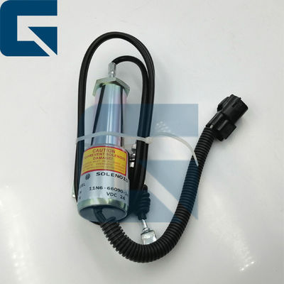 l'excavatrice R215-9 de 11N6-66090 11N666090 remplissent de combustible la vanne électromagnétique coupée 24V